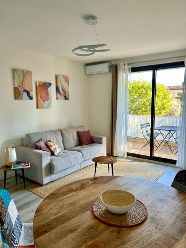 2 pièces, moderne et lumineux avec piscine en résidence privée - Location saisonnière - Villeneuve-Loubet