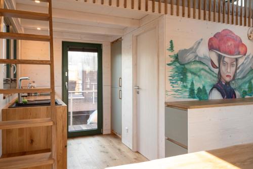Uriges Tiny Hausboot mit Kamin im Winter auf der Dove Elbe, Hamburgo (foto 10)