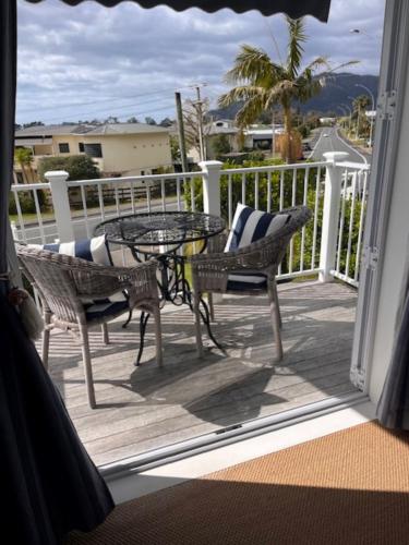 Balkon/Terrasse, The Boat House Studio in Tairua