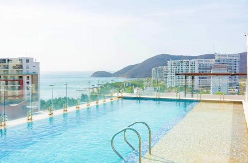 Apartamento en Santa Marta con piscina y playa