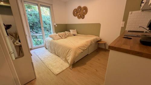 L'ombelle - Studio vert d'eau avec petit extérieur - Location saisonnière - Darnétal