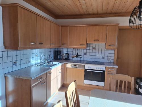 кухня, Schüttbachhof Appartements (Schuttbachhof Appartements) in Флахау