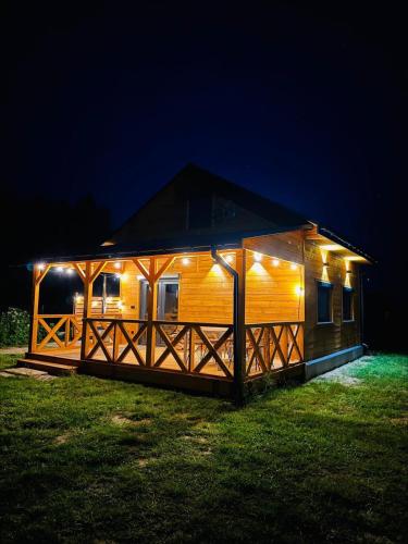 . Domek z jacuzzi i kominkiem - cisza, natura, relaks