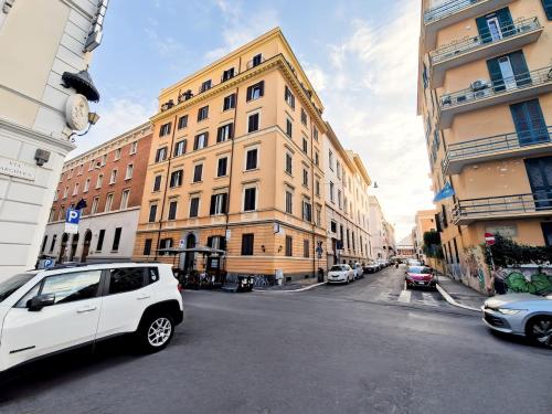 로마 100mt from Rome Termini Bright 2BR Apartment 4성급 싱글룸 로비