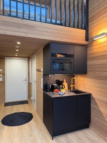 ห้องครัว, Villa Auroras Poro in ซิยอเต