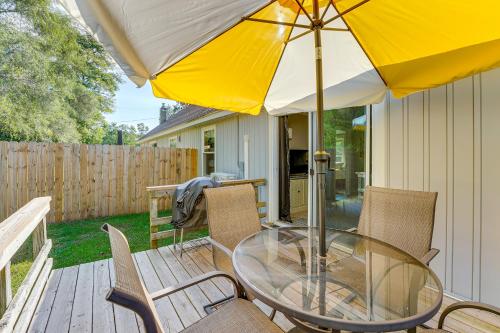 Wayland Retreat with Deck Walk to Downtown! in Wayland, USA