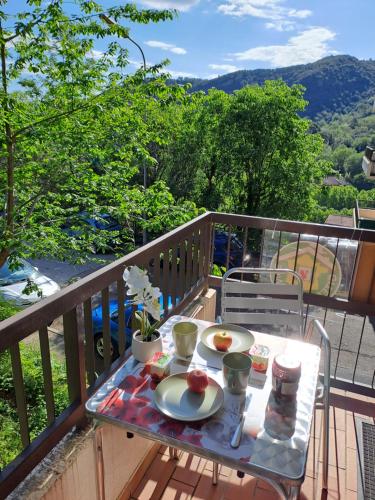 Coup de cœur 3 étoiles terrasse parking Wifi à 70 m des thermes - Location saisonnière - Amélie-les-Bains-Palalda