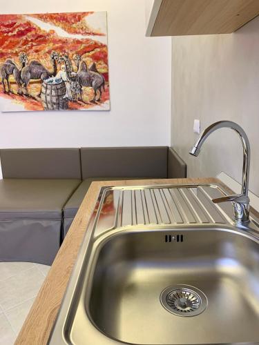 virtuve, Via Fico 20 - Holiday Home in San Giuliano di Puglia