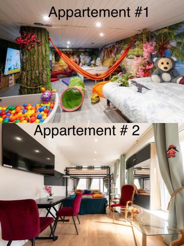 Bundle 2 Apparts, 12 person - Parking, station, beach - Location saisonnière - Calais