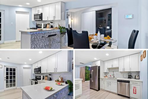 Las Olas Fort Lauderdale Getaway Pool, BBQ, Mini Golf & Game Room in Lauderhill