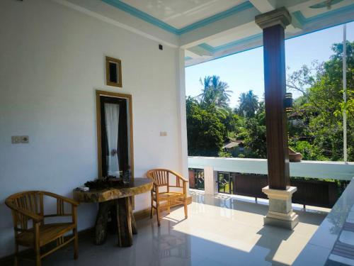 Balcony/terrace, Pondok Segara Guesthouse in Padang Bai