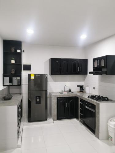 Habitación con baños privado, comparte zona social