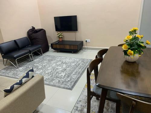 صالة مشتركة/ منطقة التلفزيون, منزل 1050 متر مربع من 3 غرفة و2 حمام خاص في Jeli (Cattleya Inn Muslim) in Jeli