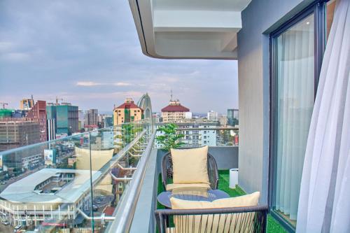 Μπαλκόνι/βεράντα, Zuri luxury suite at oak classic residency, Kilimani in Ναϊρόμπι