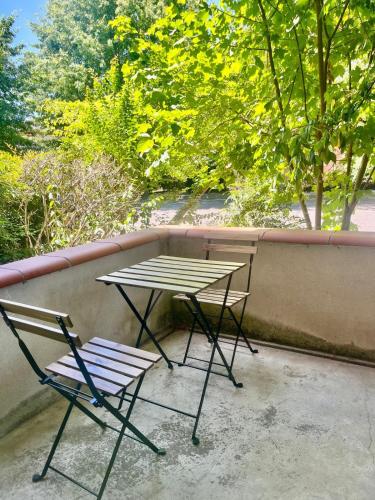 Balcony/terrace, Agreable T2 Toulouse Quartier Saint Martin du Touch in Toulousse-Blagnac Airport