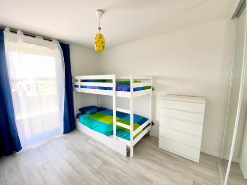 Playabella, 3 pièces, clim, piscine, plage villeroy, parking, Sète (Foto 5)