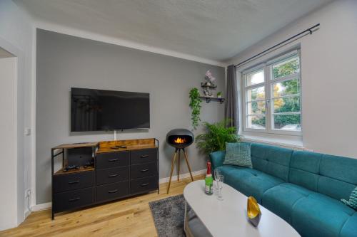 DresdenStay Modern 3 Schlafzimmer Balkon Kamin PS4