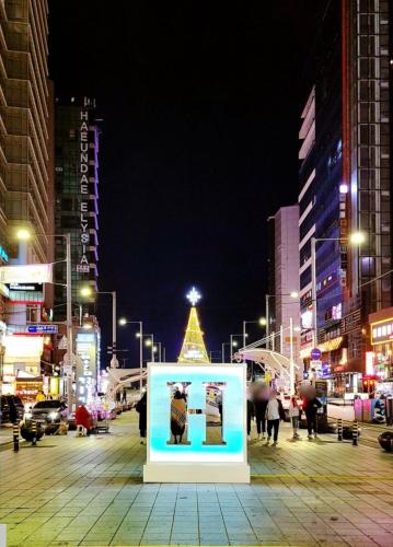 해운대 엘본 # Haeundae station 3min# sea 3min# high floor view# luggage storage# flexible checkin& out# family, Pusan (fotografie 7)