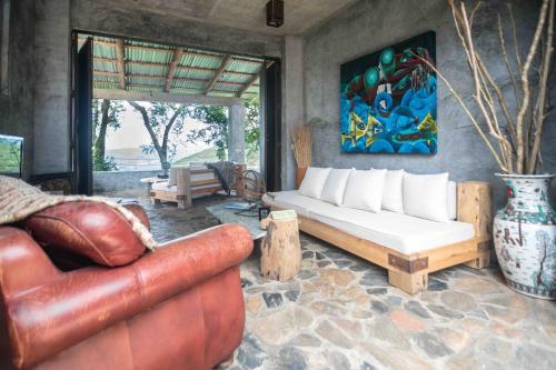 Balcony/terrace, House Cottage in Caribbean Mountains 2 in San Jose de Ocoa