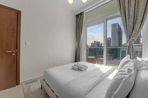 Waves - Modern City Escape 1BR Apt With Balcony, Dubaj (fotografie 11)