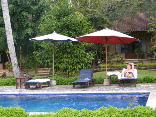 Swimming pool, Mahagiri Resort & Restaurant near Besakih Temple