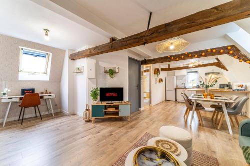 Le Nid - Hypercentre - 3 beds - Wifi - Netflix - Location saisonnière - Cambrai