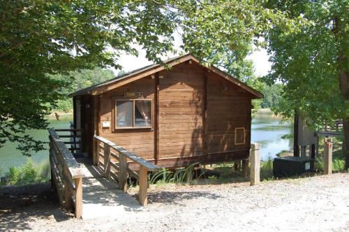 Forest Lake Camping Resort Lakefront Cabin 8 in Freewood Acres, USA
