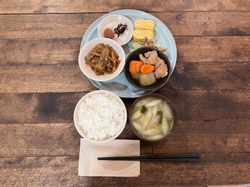 Nhà hàng, MOTORYOKAN Guesthouse & Cafe in Yamabe