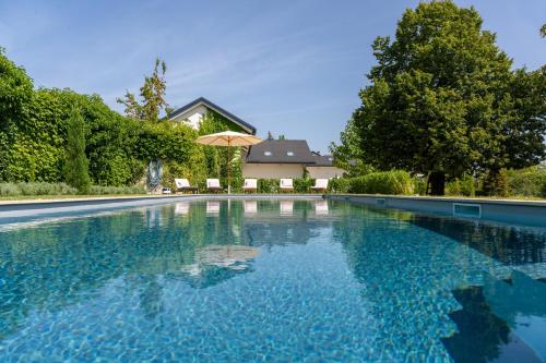 Viesnīcas āriene, Luxus Villa mit großem Pool Alleinlage Nähe Graz (Luxus Villa mit großem Pool Alleinlage Nahe Graz) in Markt Hartmansdorfa
