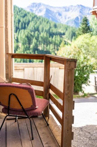Erkély/terasz, Bel appartement confortable et lumineux Molines en Queyras - Saint Véran (Bel appartement confortable et lumineux Molines en Queyras - Saint Veran) in Molines En Queyras