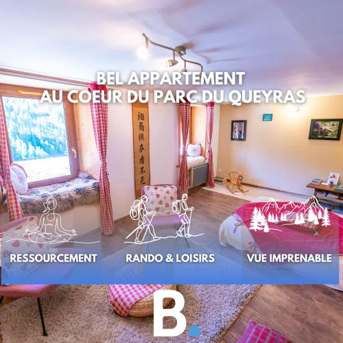 Bel appartement confortable et lumineux Molines en Queyras - Saint Véran