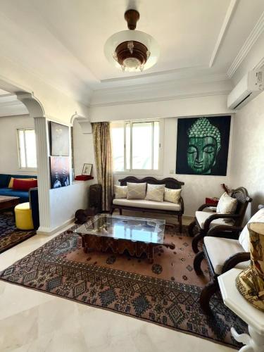 Oumadane Appart-Ocean view- Amazing apartment-International Fair and more near by, Casablanca (fotografie 5)