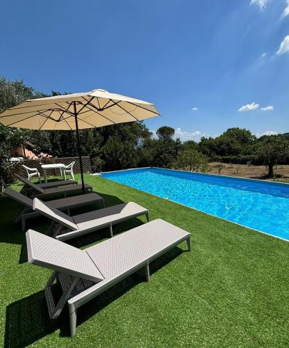 Swimming pool, Villa with Garden near Rome for Groups & Families in Orte
