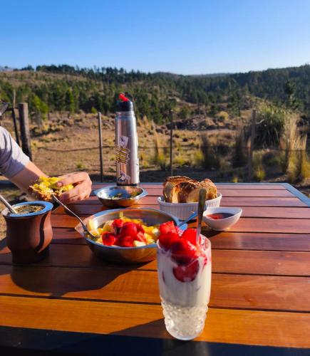 Jídlo a nápoje, Cabana Villa Alpina in Atos Pampa