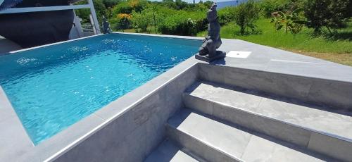 Gîtes Capra Pomme Surette piscine et spa