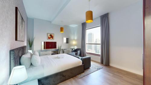 Vacationer Holiday Homes I Luxury 2 Bedroom Apartment I Marina View I Steps from JBR Beach, Dubaj (zdjęcie 3)