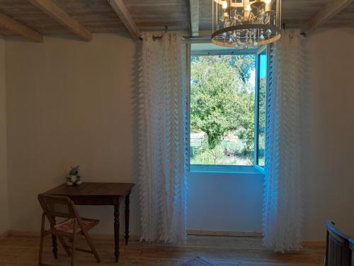 Chez Eugène et Valérie vue sur jardin chambre d'hôte Bonneville
