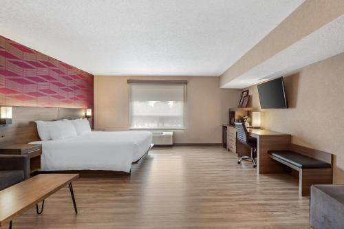 Best Western Plus West Edmonton Room Type - King Room with Sofa Bed and Walk-In Shower - Non-Smoking