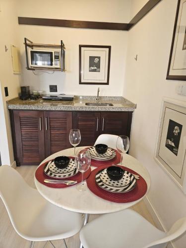 Kitchen, Prime Flat II - Metropolis Alphaville near SNACK DREAM - RESTAURANTE E LANCHONETE