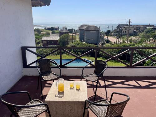 Balkon/terasa, cuatro lunas hotel in Punta Del Diablo