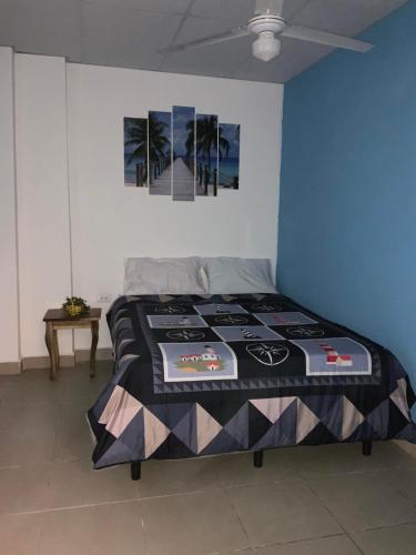 1 double bed