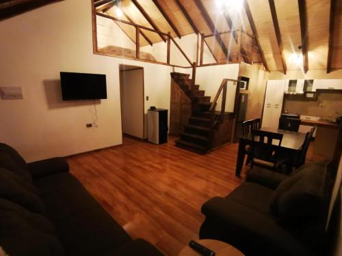 Közös társalgó / TV, Cabaña monte rio (Cabana monte rio) in Puerto Aisen