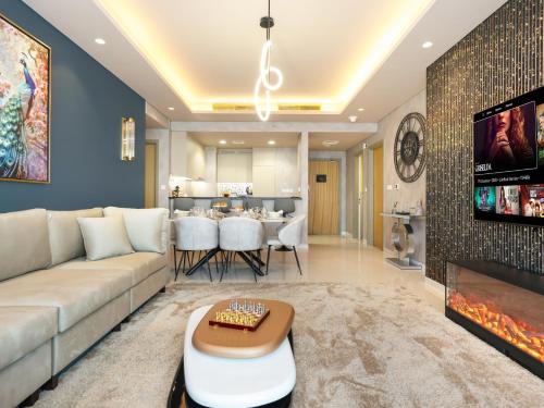ElysianSky Burj Khalifa Views 3Br apartment in Paramount Hotel Midtown with 64th Floor Rooftop Pool, Dubái (foto 10)