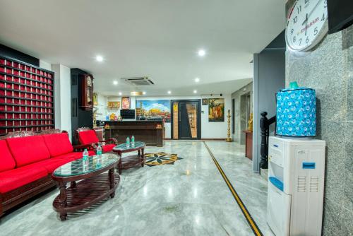 Empfangshalle, Corbelli Residency in Pondicherry