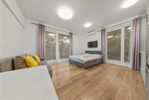 Air conditioned 1 room Apartment, with garden, new building, Bratislava (fotografie 8)
