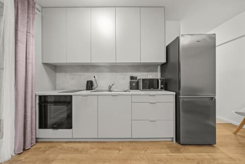 Air conditioned 1 room Apartment, with garden, new building, Bratislava (fotografie 10)