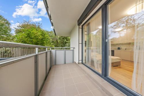 Air conditioned 1 room Apartment, with garden, new building, Bratislava (fotografie 6)