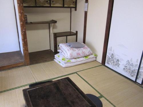 Trebäddsrum i japansk stil 