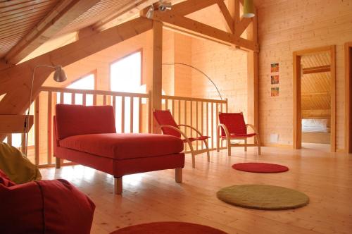 Koplietošanas atpūtas telpa ar TV, Grand Valtin : chalet écolo 4 étoiles 14 personnes (Grand Valtin : chalet ecolo 4 etoiles 14 personnes) in Ban-sur-Meurthe-Clefcy