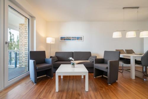 Hafenblick - Wohnung in der Hafenresidenz mit Balkon & Wasserblick, Waren (fotografie 2)